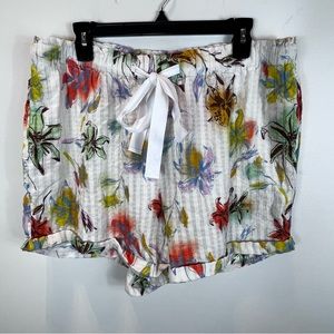 TANYA TAYLOR Flora Swim Coverup Shorts